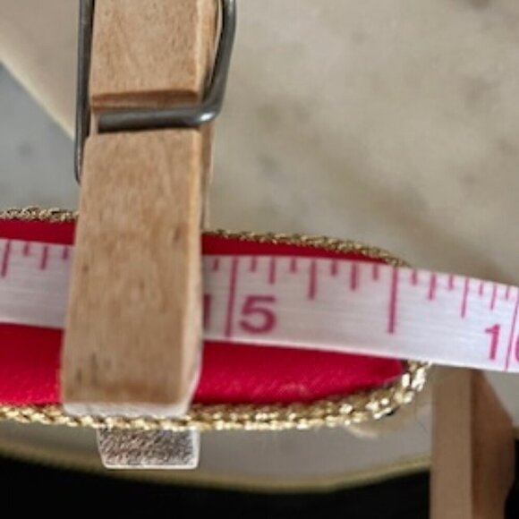 DEBORAH RHODES MOCHA Red Gold Padded Vintage Headband - Picture 14 of 14